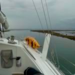 Narrow Shallow Channel..... The depth is 8 feet and it's only 40 feet wide