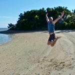 Scott does the "Jump thing"...... Well I guess I had to do it too! Gotta keep up with the kids....:)