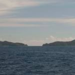 Navadra Island....Great Snorkel site Approaching Navadra island. We read a blog by a boat that HIT the uncharted island while approaching Navadra at night.