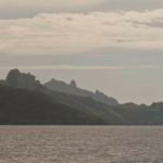Waya Island East Side..... Waya looks a lot like the Marquesas Islands of French Polynesia. A boat s/v "Liberty" was lost here in a storm the next night.