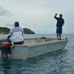 Manta Whisperers..... Looking for Manta Rays. These guys are local guides who try and find the Rays. We got skunked this trip but should get one more shot on the way out of Fiji in a month or so.