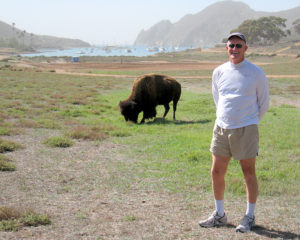 Scott with Catalina Island Buffalo