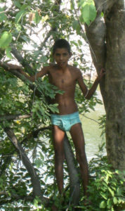 Kid in Tree